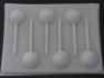 1407 Baseball Chocolate or Hard Candy Lollipop Mold